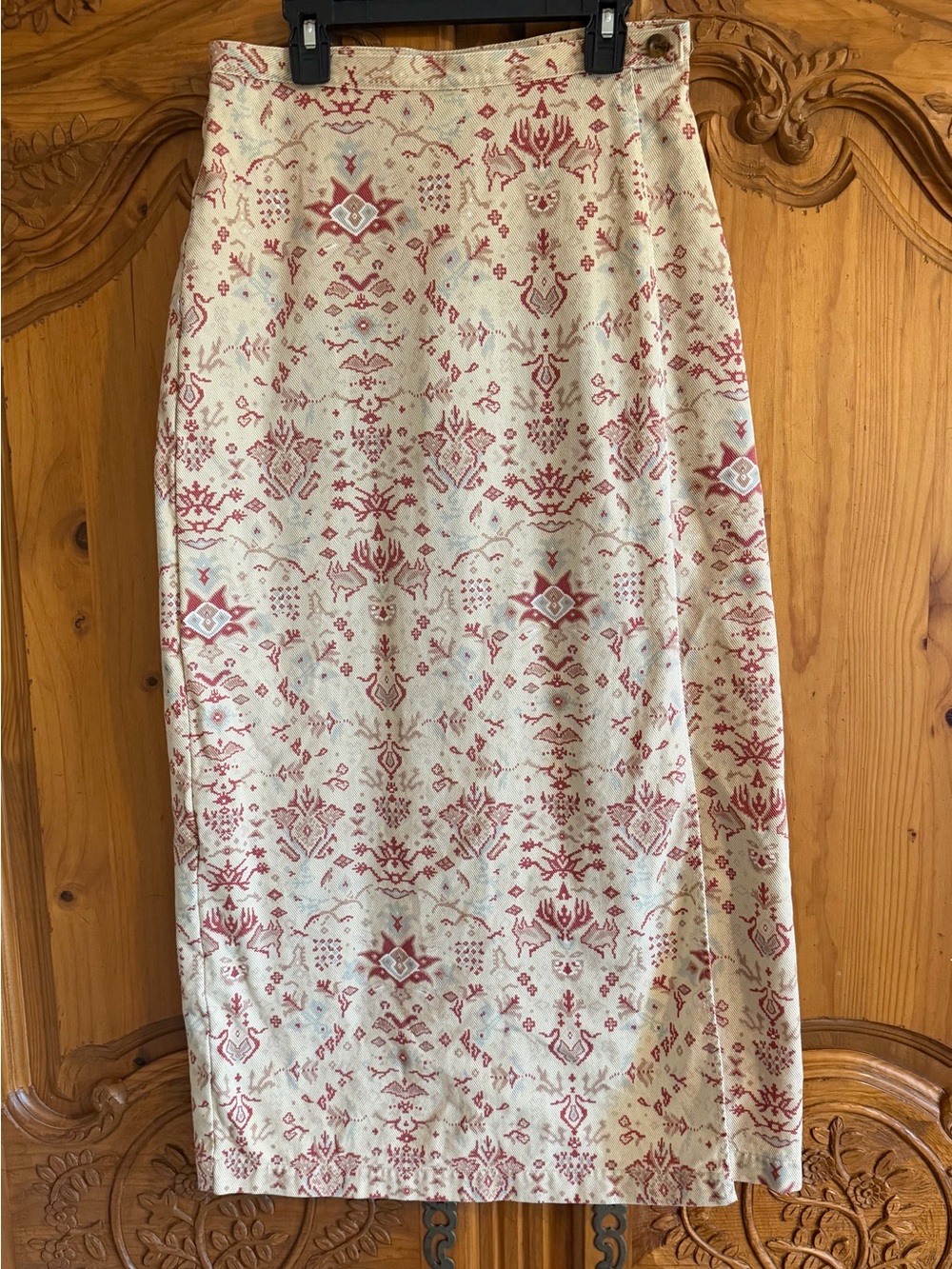 Woolrich southwestern vintage faux wrap skirt